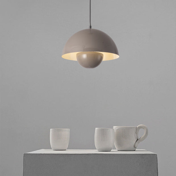 AuroraGlo V2 Pendant Light - Elegant LED Lamp with a Flower Pot Design and Chic Scandinavian Elegance