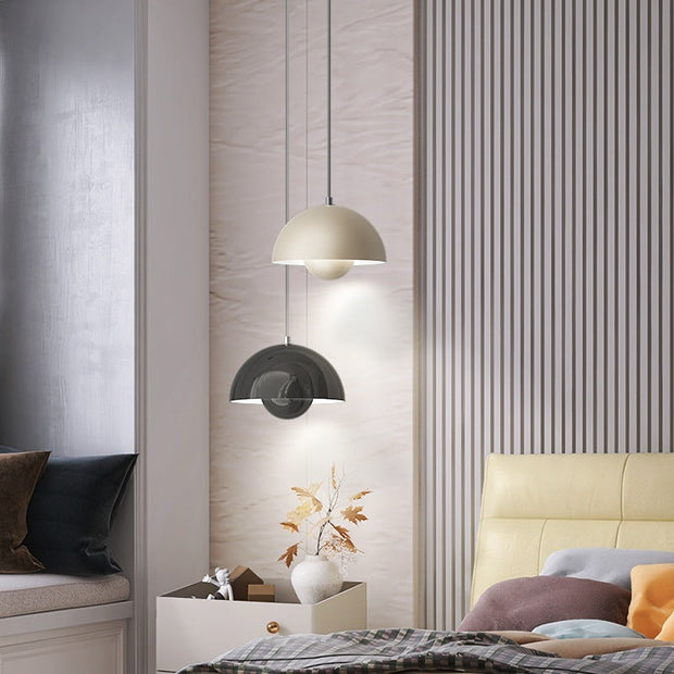 AuroraGlo V2 Pendant Light - Elegant LED Lamp with a Flower Pot Design and Chic Scandinavian Elegance