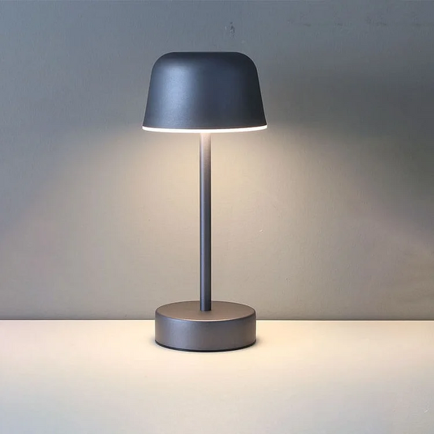 Elevate your space with the Prisma Pulse Flare table lamp - A stylish rechargeable lamp with customizable brightness
