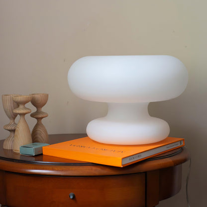 Lampe de table en forme de donut charmante – Éclat ambiant douillet avec un design distinctif