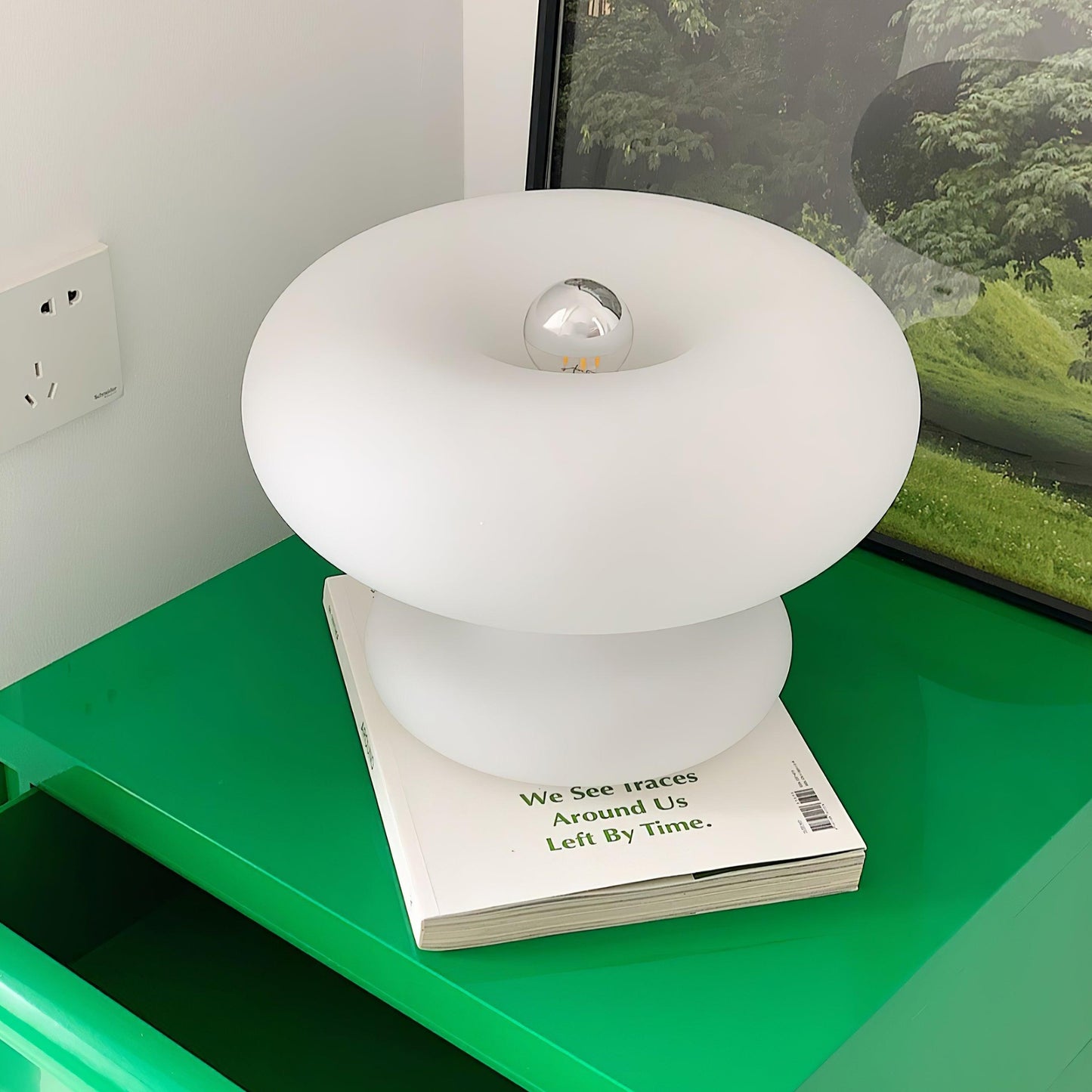 Lampe de table en forme de donut charmante – Éclat ambiant douillet avec un design distinctif