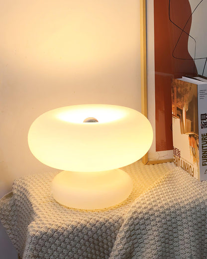 Lampe de table en forme de donut charmante – Éclat ambiant douillet avec un design distinctif