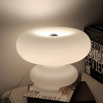 Lampe de table en forme de donut charmante – Éclat ambiant douillet avec un design distinctif