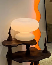 Charming donut-shaped table lamp – Cozy ambient glow with a distinctive design