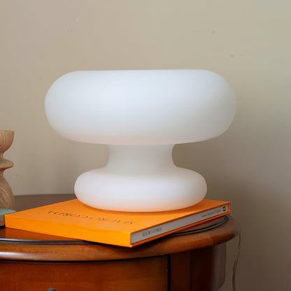 Lampe de table en forme de donut charmante – Éclat ambiant douillet avec un design distinctif