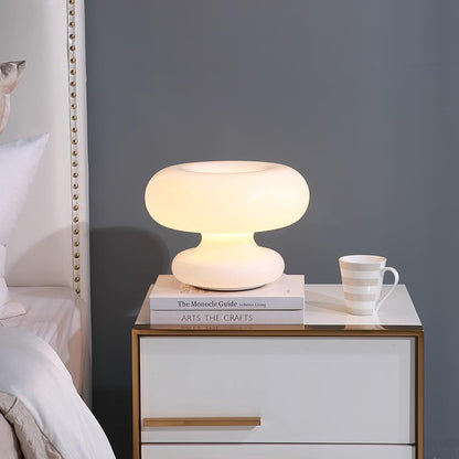 Lampe de table en forme de donut charmante – Éclat ambiant douillet avec un design distinctif