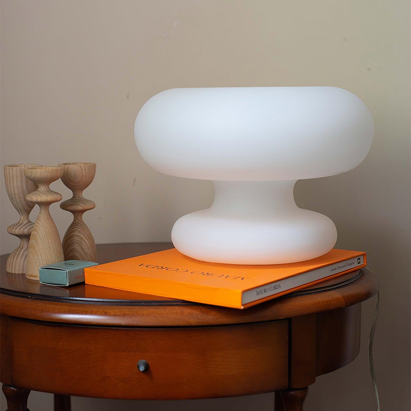 Lampe de table en forme de donut charmante – Éclat ambiant douillet avec un design distinctif