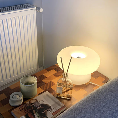Lampe de table en forme de donut charmante – Éclat ambiant douillet avec un design distinctif
