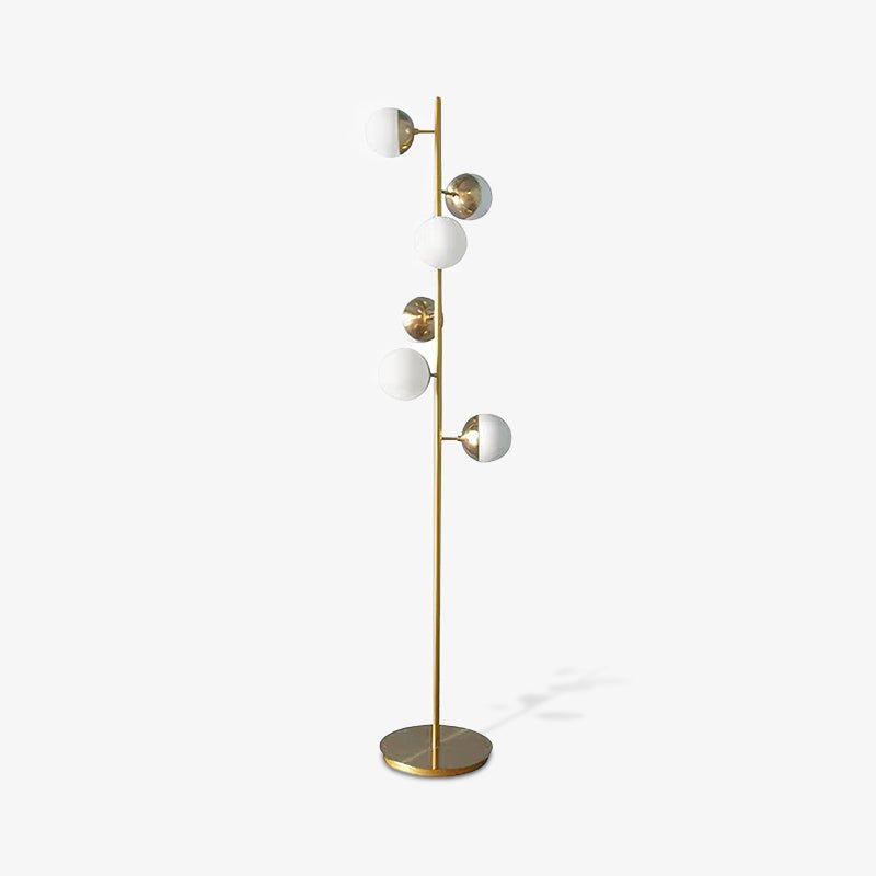 Doppler LED Tree Lamp – Contemporary Chic with Dazzling Glass Globe Lighting