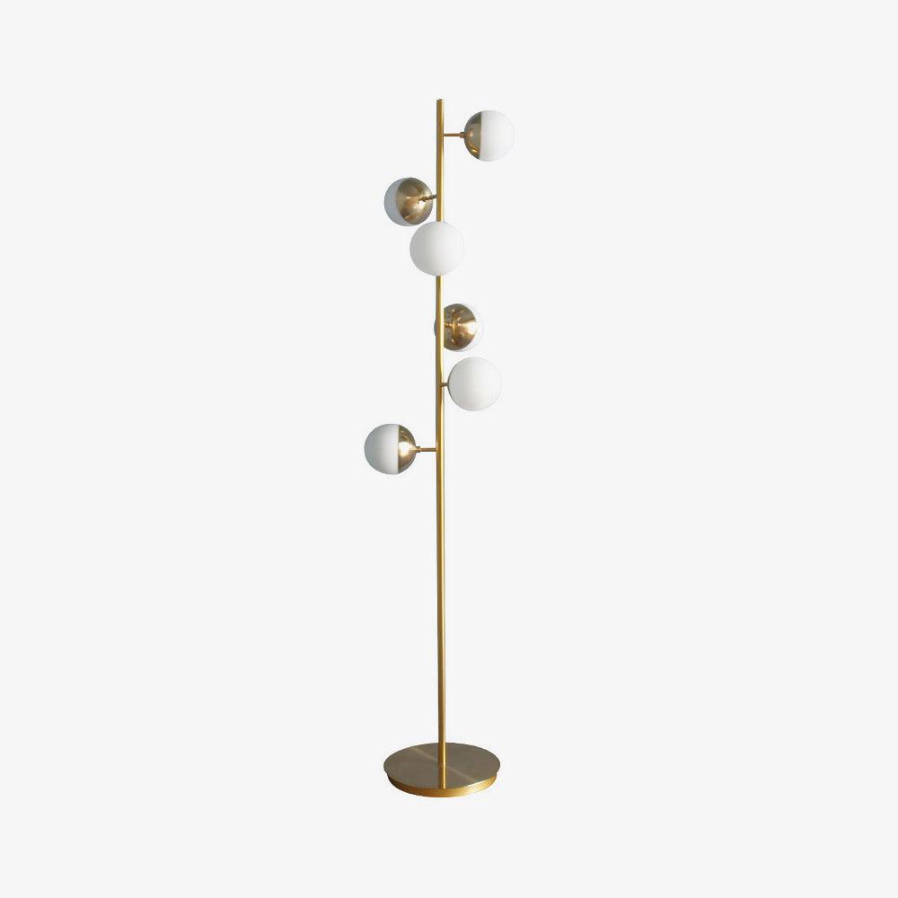 Doppler LED Tree Lamp – Contemporary Chic with Dazzling Glass Globe Lighting
