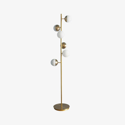 Doppler LED Tree Lamp – Contemporary Chic with Dazzling Glass Globe Lighting