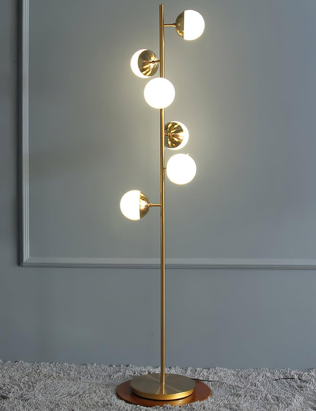 Lampe Arbre LED Doppler – Chic Contemporain avec Éclairage Éblouissant en Globe de Verre