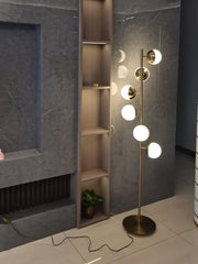 Lampe Arbre LED Doppler – Chic Contemporain avec Éclairage Éblouissant en Globe de Verre