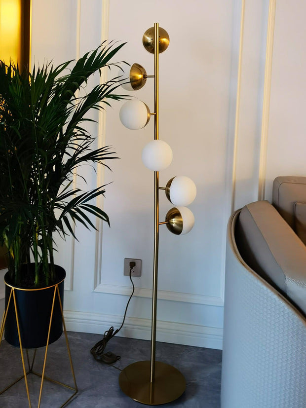Lampe Arbre LED Doppler – Chic Contemporain avec Éclairage Éblouissant en Globe de Verre