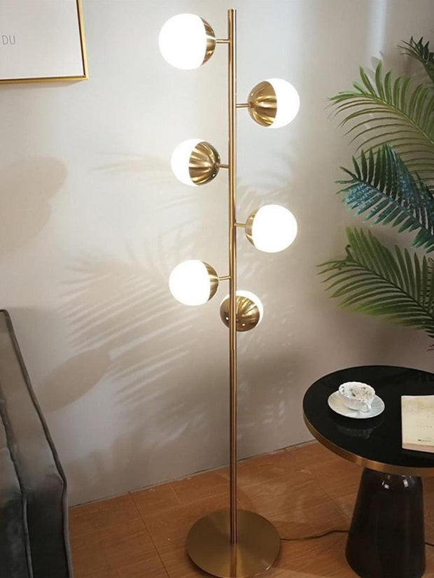 Lampe Arbre LED Doppler – Chic Contemporain avec Éclairage Éblouissant en Globe de Verre