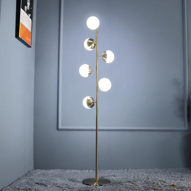 Lampe Arbre LED Doppler – Chic Contemporain avec Éclairage Éblouissant en Globe de Verre