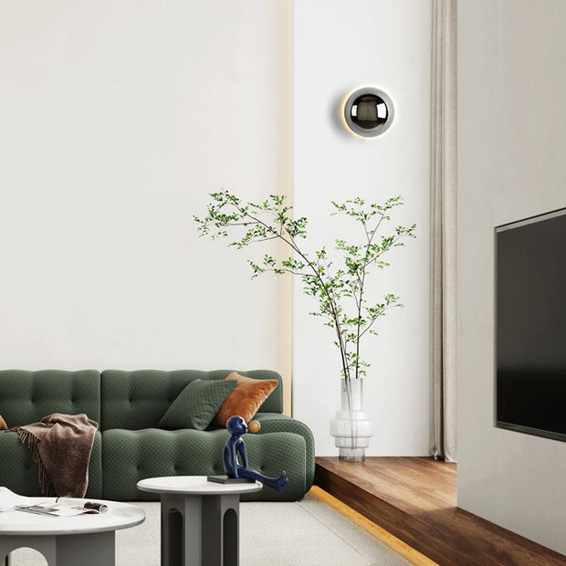 Medieval Bauhaus Wall Sconce – A Modern Touch with a Dazzling Eclipse Effect
