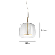 Elevate your space with the Hotel glass pendant lamp – A touch of timeless elegance for refined interiors