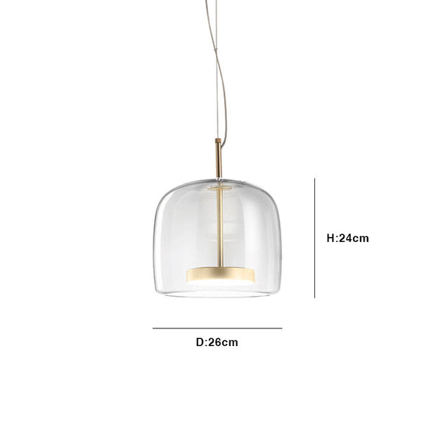 Elevate your space with the Hotel glass pendant lamp – A touch of timeless elegance for refined interiors