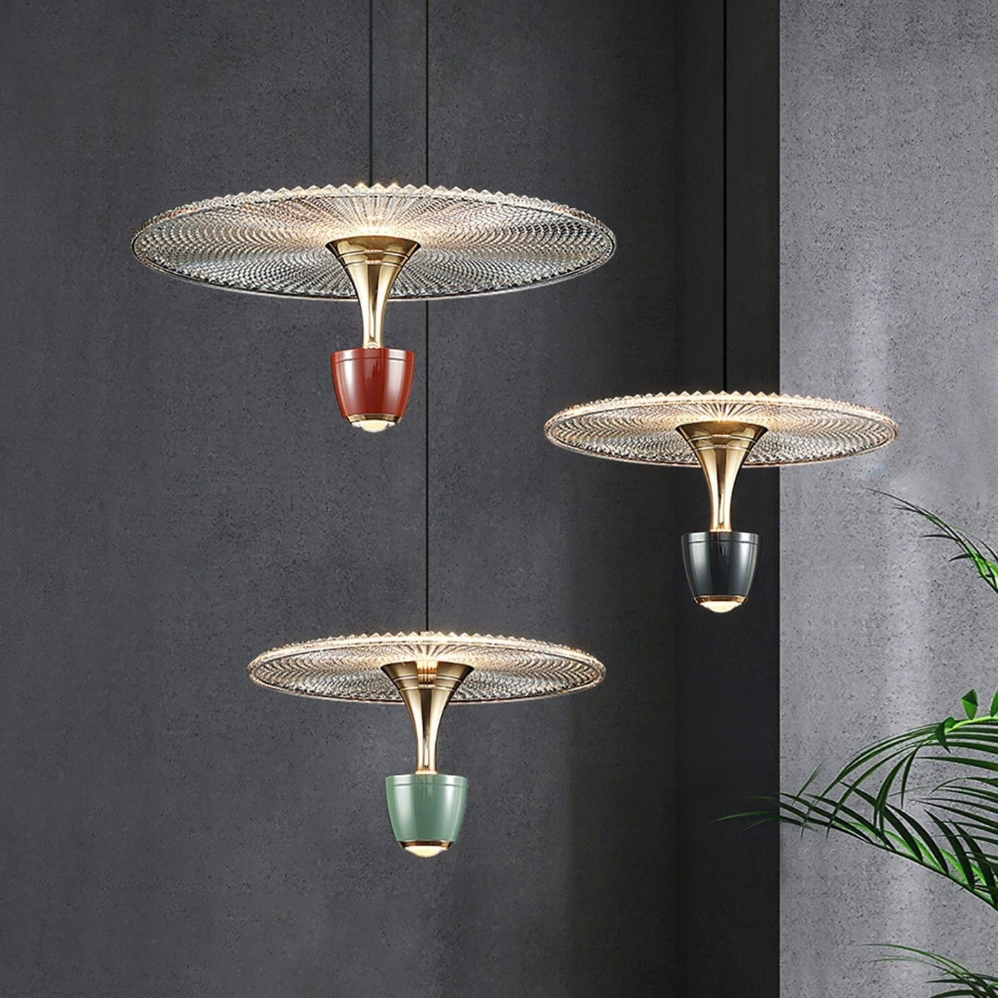 Lustre Circulaire LED Élégant – Éclairage Chic et Contemporain pour Votre Salon et Votre Cuisine