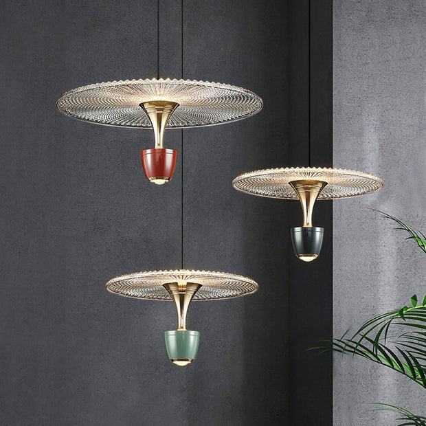 Elegant Circular LED Chandelier – Chic and Contemporary Lighting for Your Living Room and Kitchen