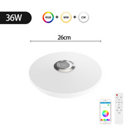 Modern Smart RGB Ceiling Light - Dynamic Multicolor Lighting Controlled by Smartphone!