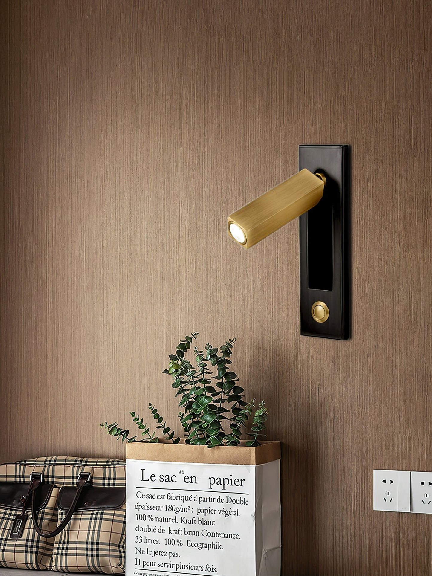 Applique murale LED intégrée et élégante – Élevez votre chambre avec un minimalisme moderne