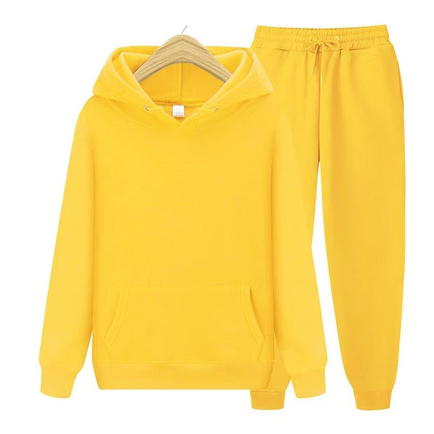 Women's Jogging Set with Hoodie – Comfort and Casual Style, Breathable and Durable Fabric