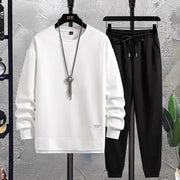Trendy Men's Jean Jogger Tracksuit Set – Comfort and Elegance for Relaxation and Sport