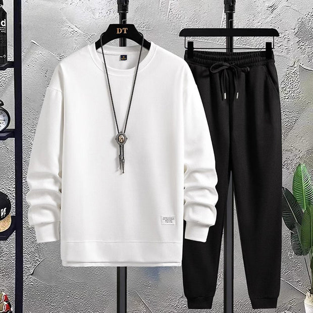 Trendy Men's Jean Jogger Tracksuit Set – Comfort and Elegance for Relaxation and Sport