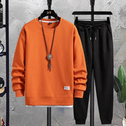 Trendy Men's Jean Jogger Tracksuit Set – Comfort and Elegance for Relaxation and Sport