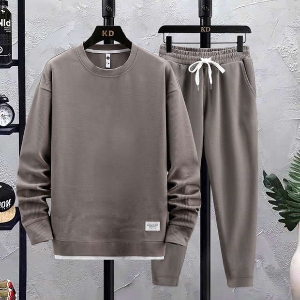 Trendy Men's Jean Jogger Tracksuit Set – Comfort and Elegance for Relaxation and Sport