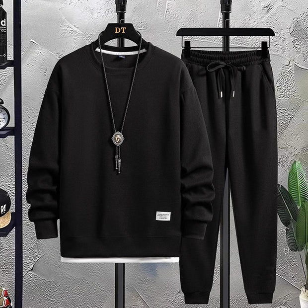 Trendy Men's Jean Jogger Tracksuit Set – Comfort and Elegance for Relaxation and Sport