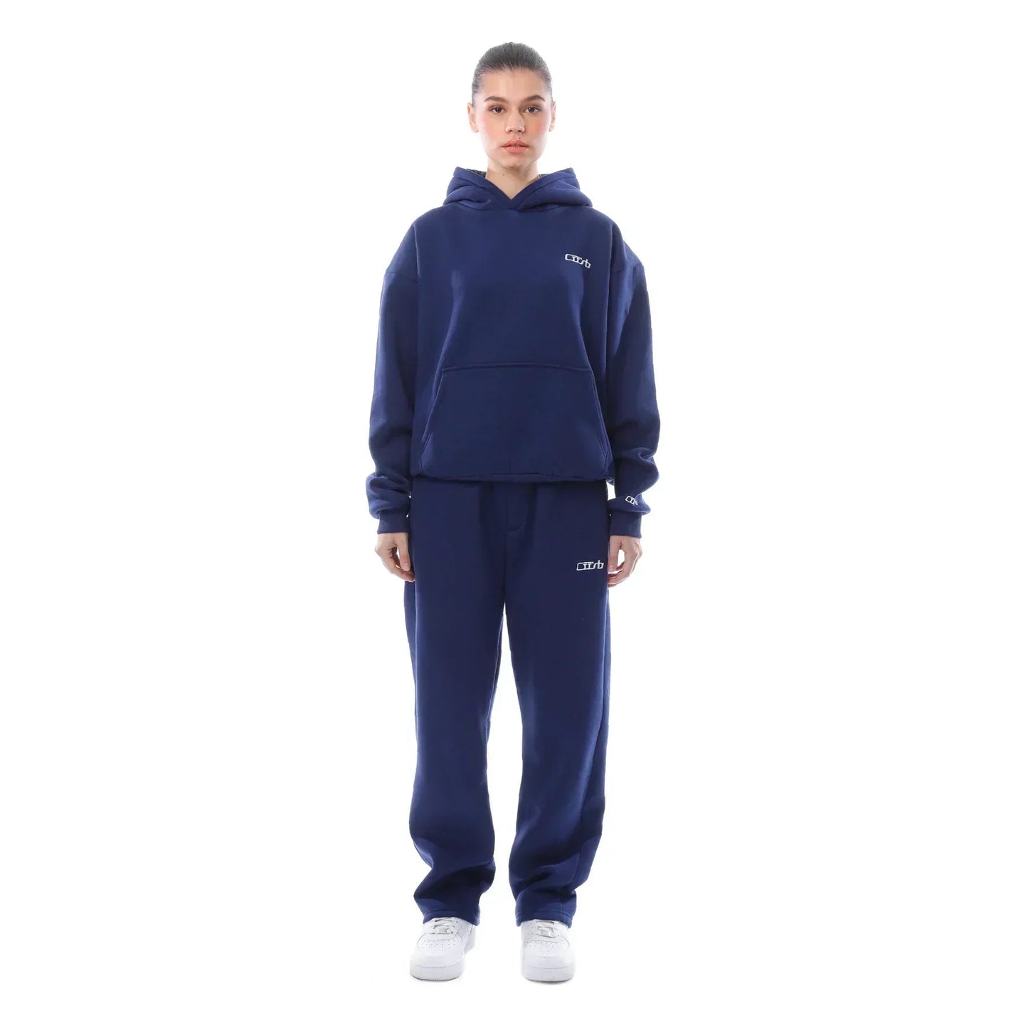Casual Trainingsset Blauw en Roze van Ademend Stof – Modern Ontwerp en Optimale Comfort, Maten S tot XL