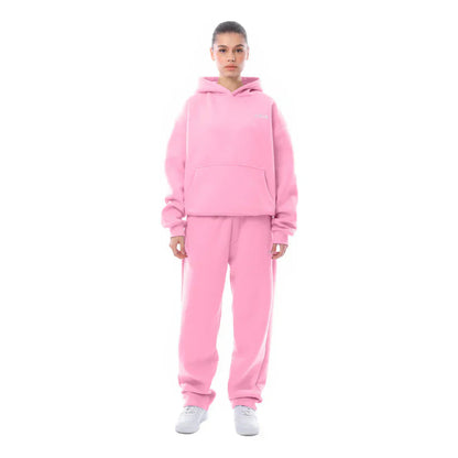 Casual Trainingsset Blauw en Roze van Ademend Stof – Modern Ontwerp en Optimale Comfort, Maten S tot XL