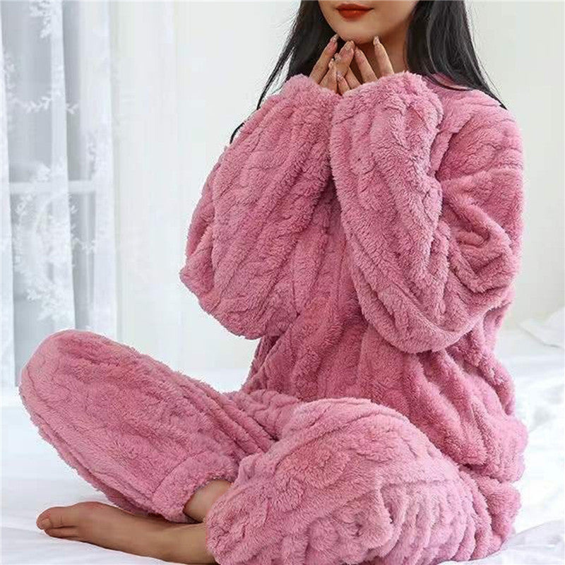 Fleece Pyjama Set – Gezellig Comfort en Warmte voor Knusse Nachten