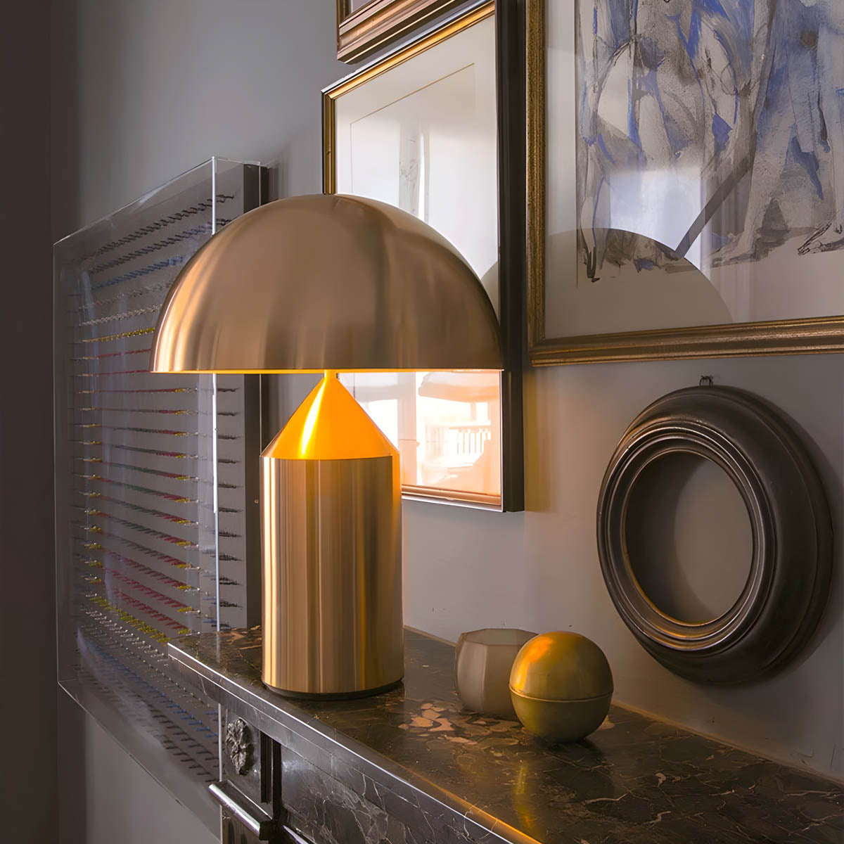 Lampe de Table Style Vintage – Design Rétro Moderne avec Éclairage LED