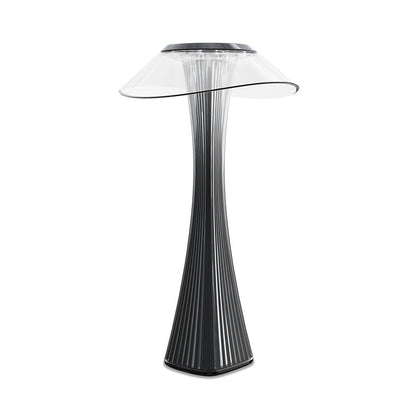Lampe de table en cristal sophistiquée – Illumination LED élégante avec luminosité réglable