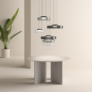 Superb glass pendant lamp in the shape of a moon – Chic and versatile indoor lighting