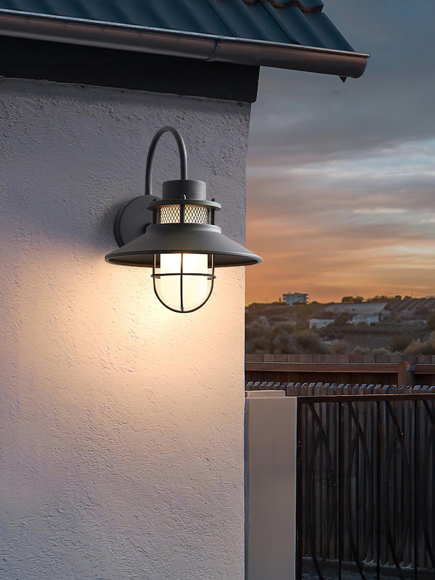 Lampe LED industrielle tout temps Felix – Parfaitement conçue pour vos besoins d'éclairage de terrasse et de jardin
