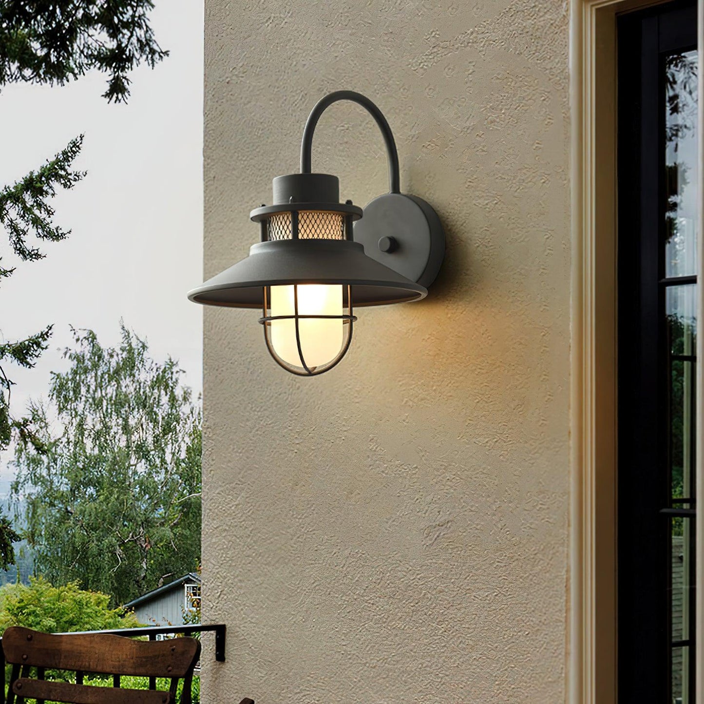 Lampe LED industrielle tout temps Felix – Parfaitement conçue pour vos besoins d'éclairage de terrasse et de jardin