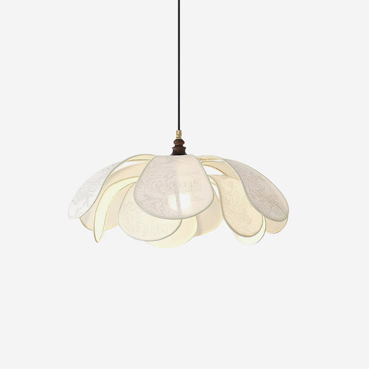 Suspension Florina – Design Floral Élégant, Parfaite pour Ampoules LED (E26/E27)