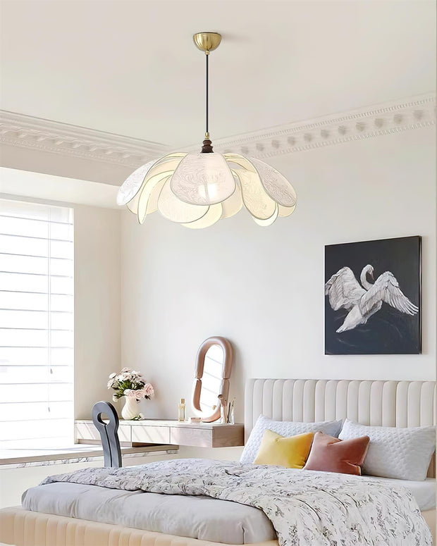 Suspension Florina – Design Floral Élégant, Parfaite pour Ampoules LED (E26/E27)