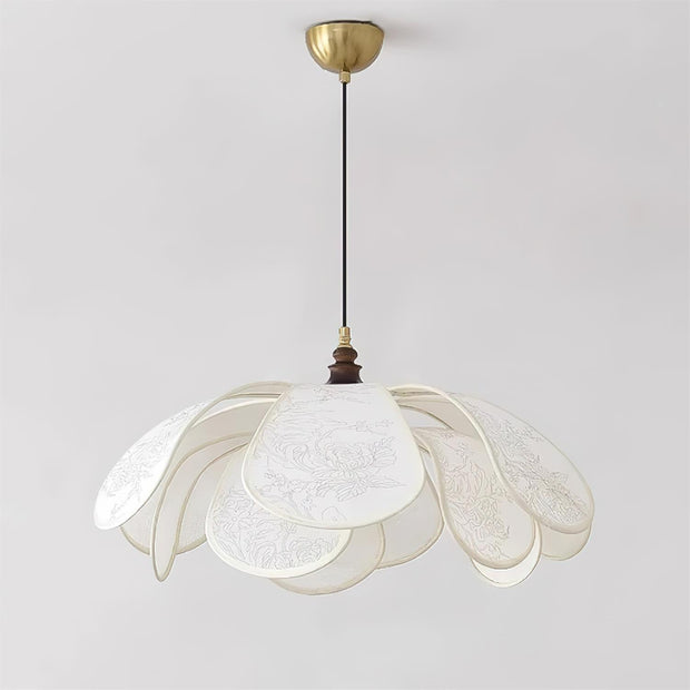 Suspension Florina – Design Floral Élégant, Parfaite pour Ampoules LED (E26/E27)
