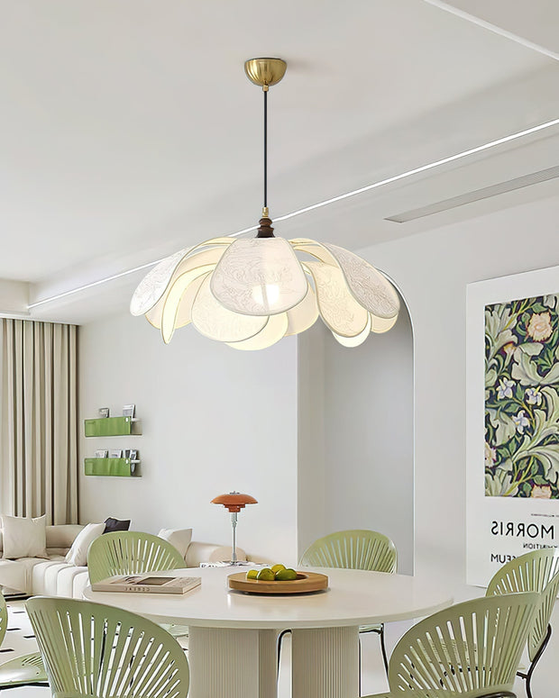 Suspension Florina – Design Floral Élégant, Parfaite pour Ampoules LED (E26/E27)