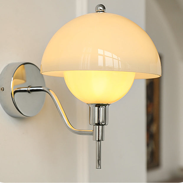 Mushroom Cream Wall Sconce – Embrace Natural Elegance with Comfortable Ambient Light