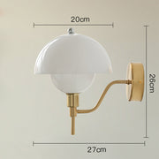 Mushroom Cream Wall Sconce – Embrace Natural Elegance with Comfortable Ambient Light
