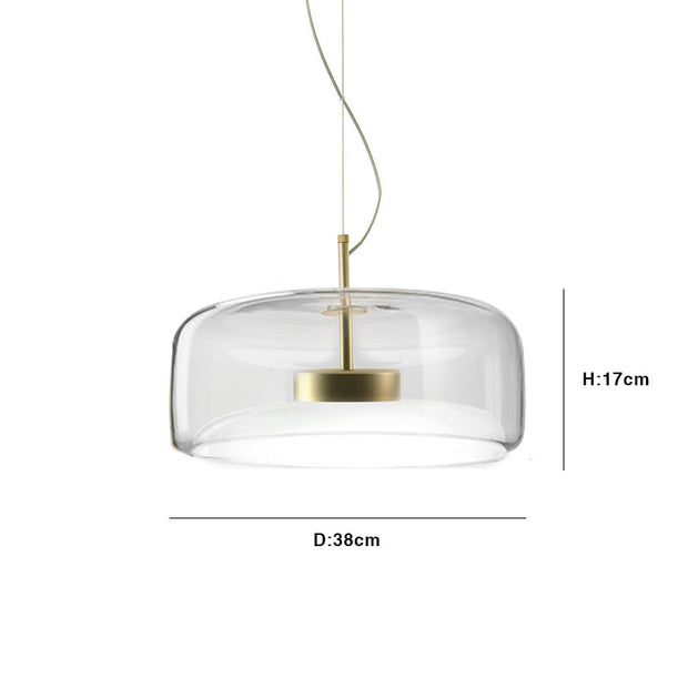 Elevate your space with the Hotel glass pendant lamp – A touch of timeless elegance for refined interiors