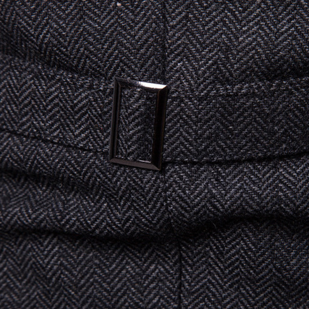 Elegant Men's Vest in Wool and Polyester, Sleeveless Men's Vest, Ideal for Chic and Casual Look