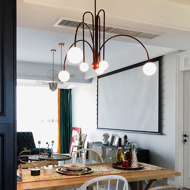 Dazzling Gran Finale Chandelier – A Chic Blend of Metal and Glass Elegance